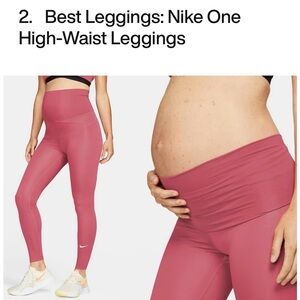 Nike maternity Pink Leggings